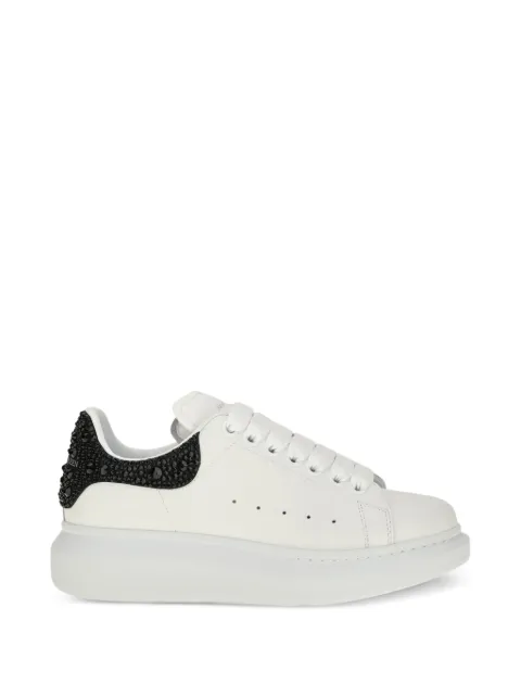 Alexander McQueen zapatillas oversize en blanco y negro