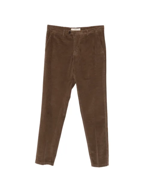 Briglia 1949 corduroy-effect straight-leg trousers