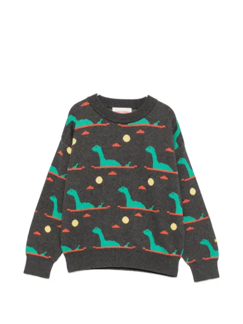 Bobo Choses graphic-intarsia knitted sweater
