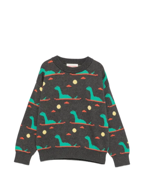 Bobo Choses graphic-intarsia knitted sweater