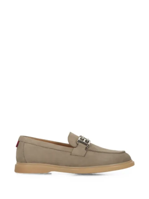 Bally mocasines con placa del logo