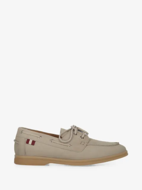 Bally lace-up leather loafers