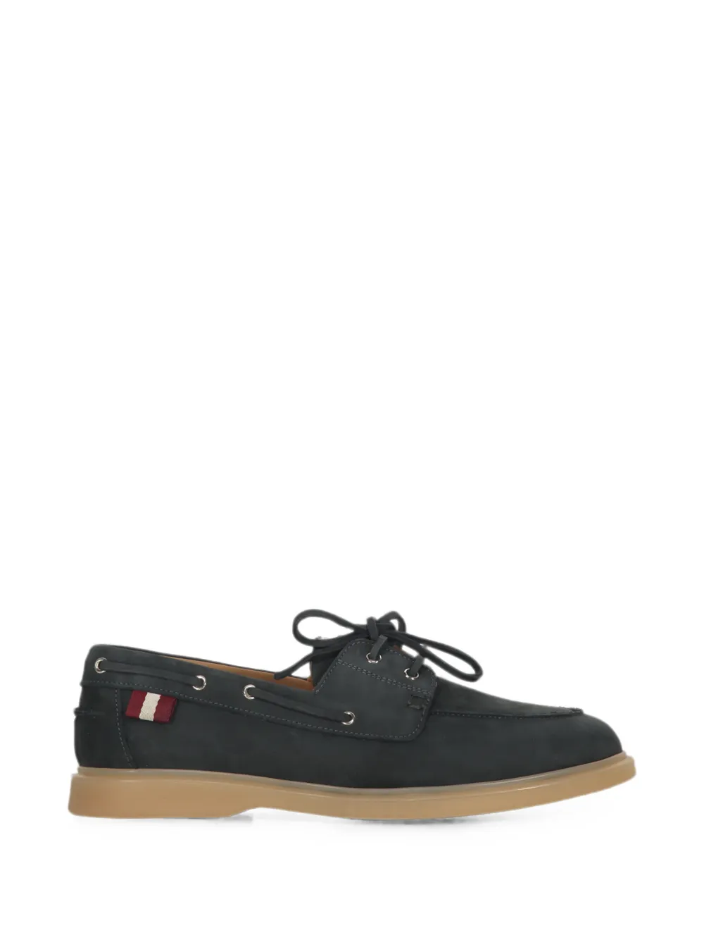 Bally lace-up leather loafers Blauw