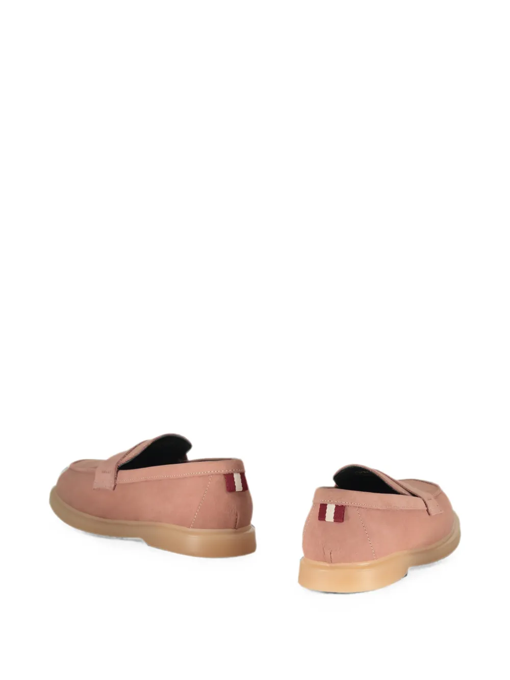Bally leather loafers Roze