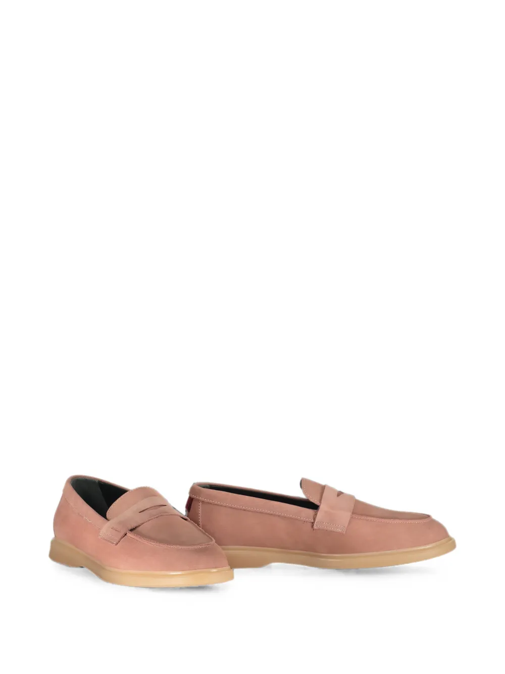 Bally leather loafers Roze