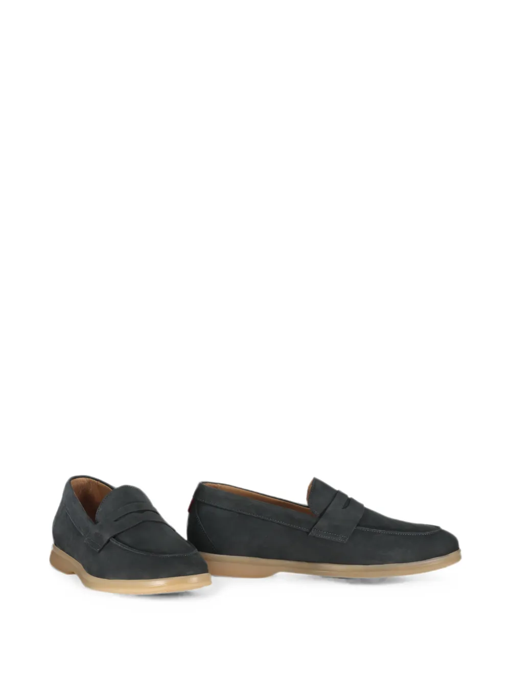 Bally Leren loafers Grijs