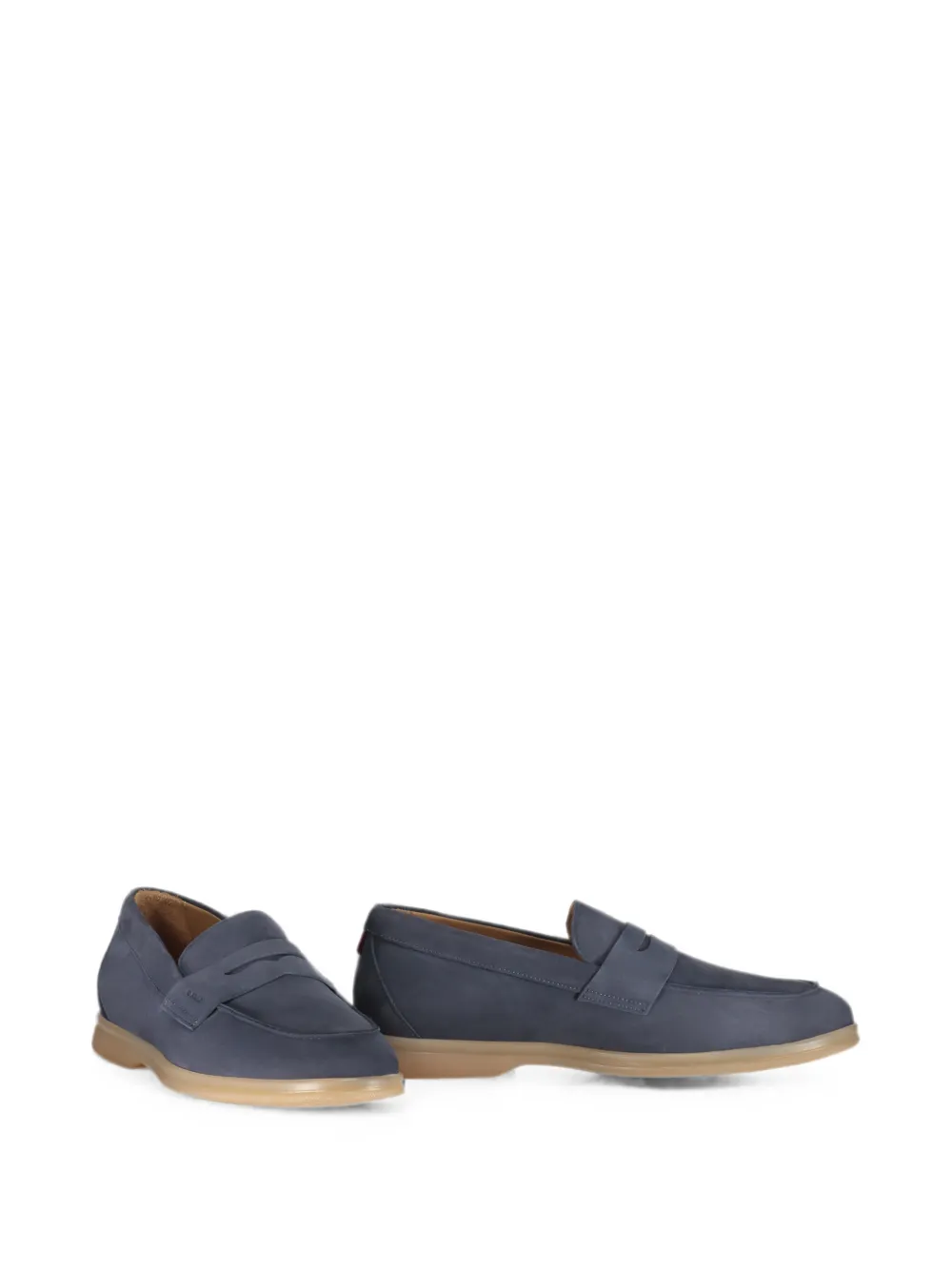 Bally leather loafers Blauw