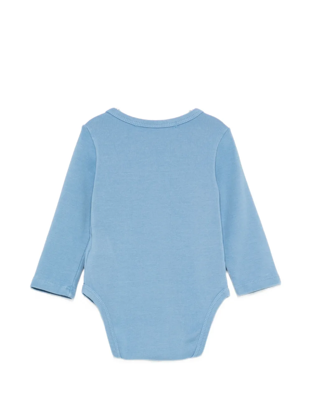 Bobo Choses graphic-print long-sleeve bodysuit Blauw
