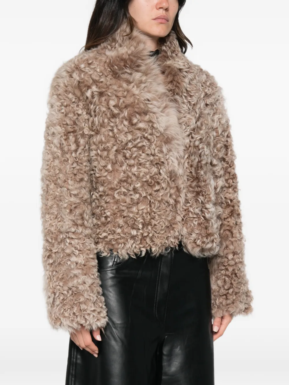 Arma Mooney Forest Vega omkeerbare lammy jas Beige