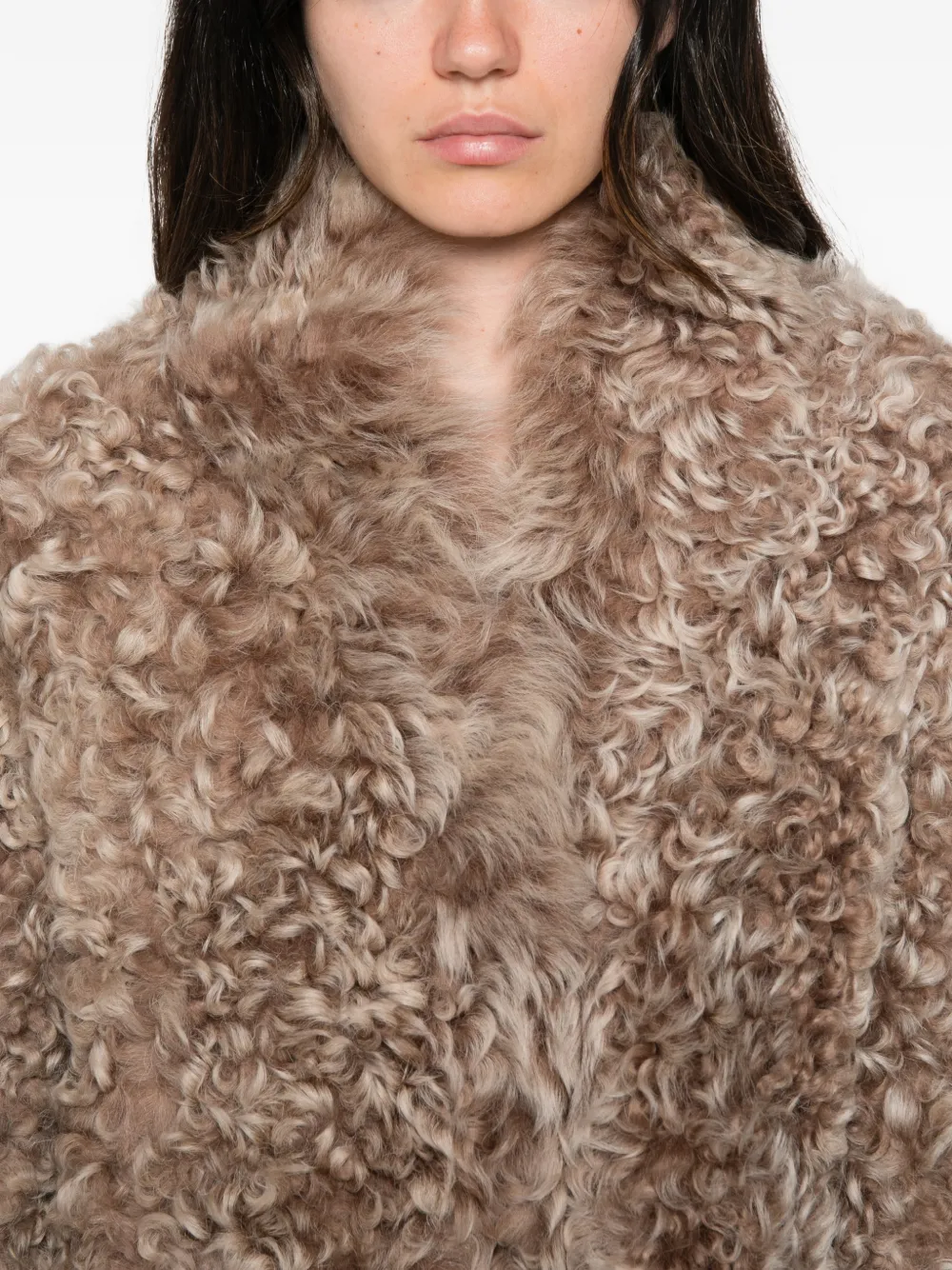 Arma Mooney Forest Vega omkeerbare lammy jas Beige