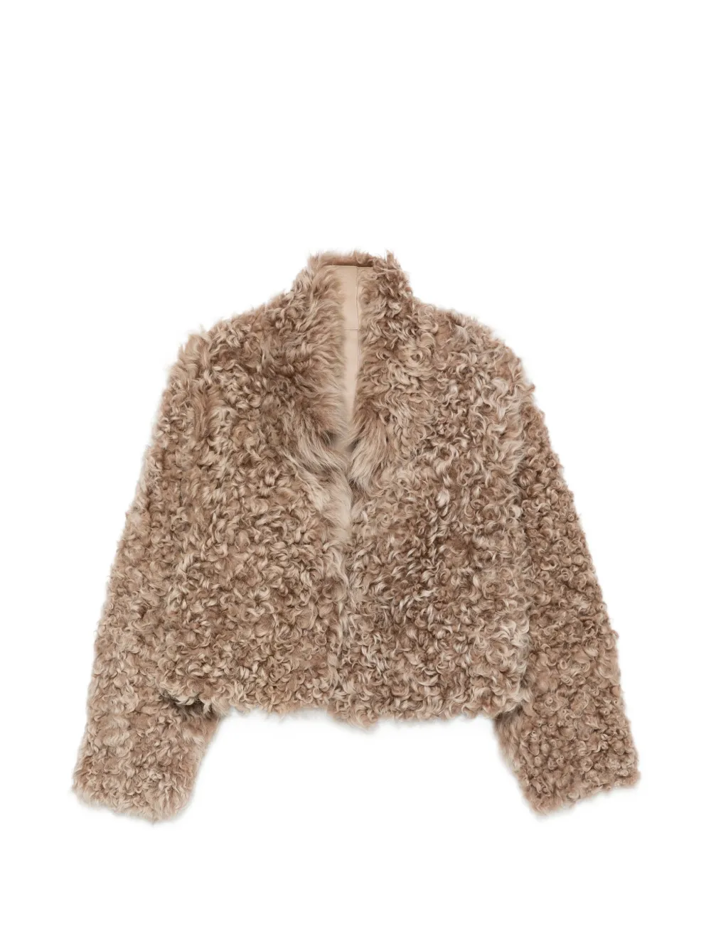 Arma Wendbarer Mooney Forest Vega Shearling-Mantel - Nude