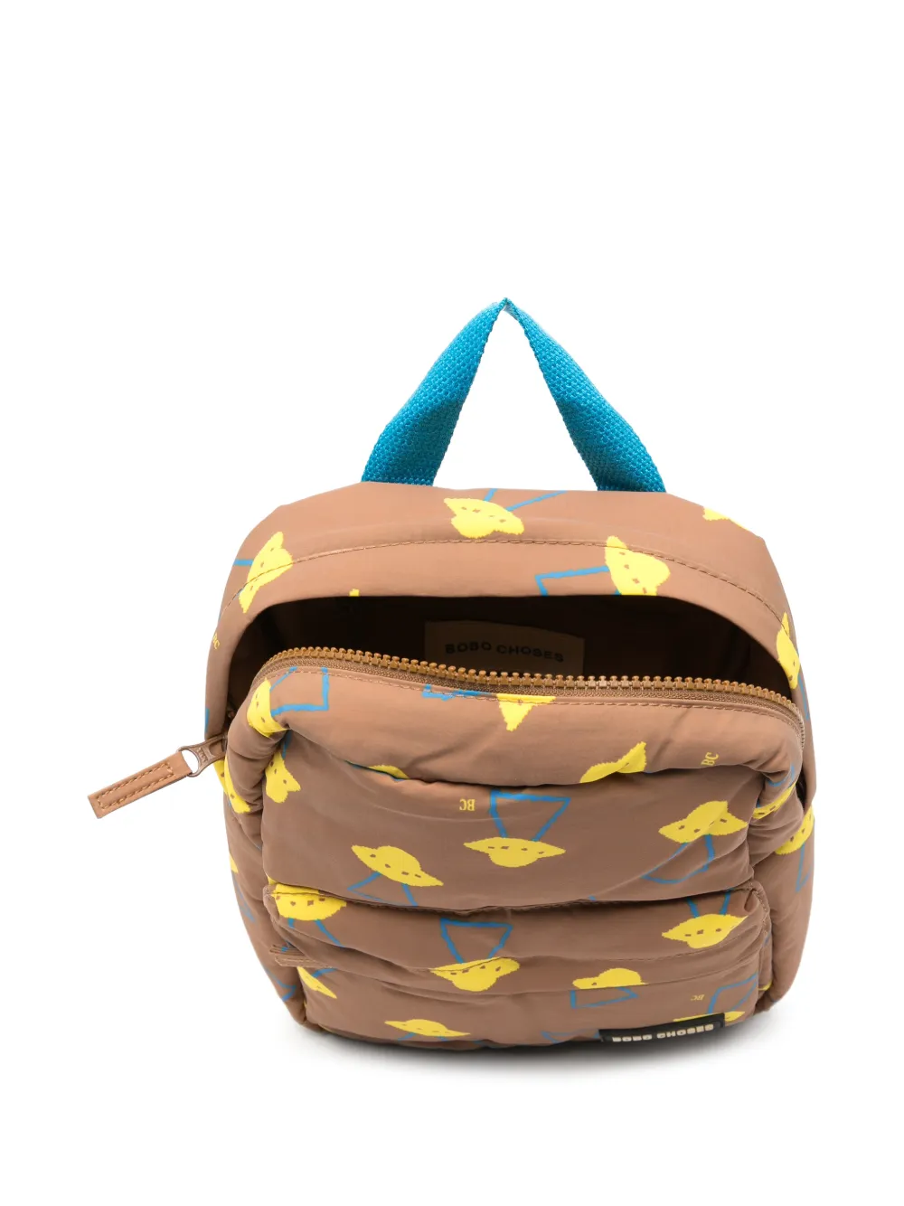 Bobo Choses Pixel Abduction rugzak met grafische print Bruin