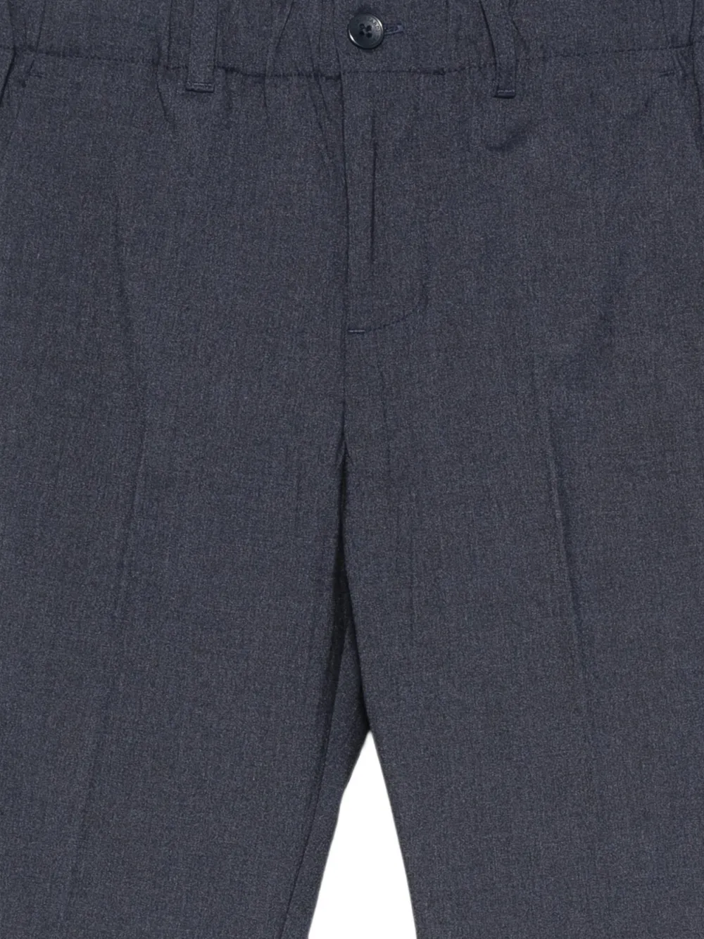 TRUSSARDI JUNIOR belt-loop pocket trousers Blauw