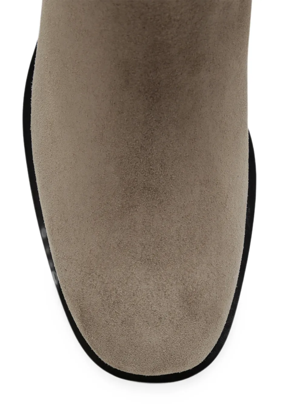 LOEWE Bobine Chelsea laarzen van suède kalfsleer Beige