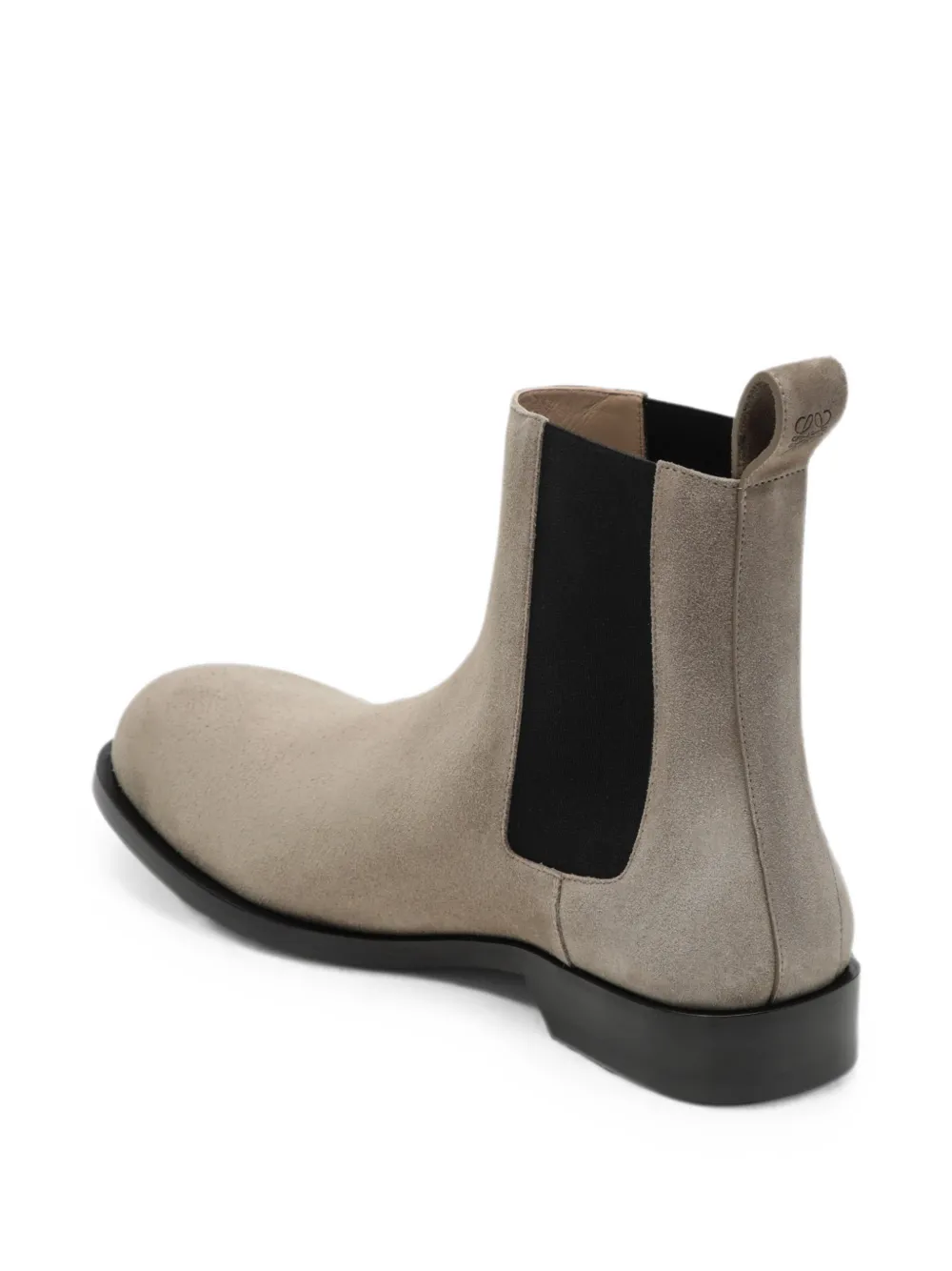 LOEWE Bobine Chelsea laarzen van suède kalfsleer Beige