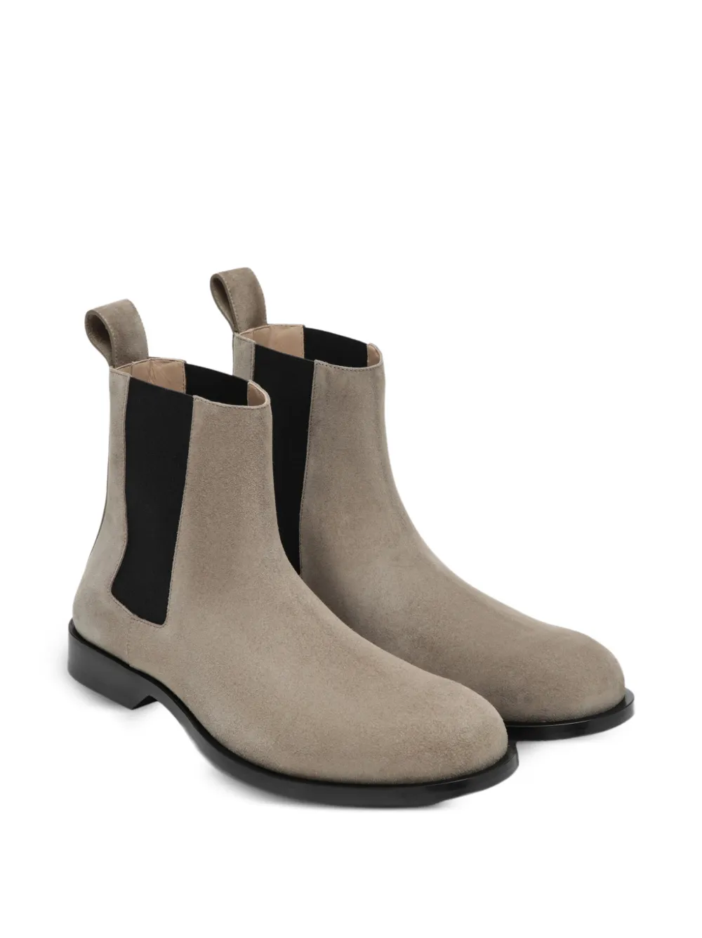 LOEWE Bobine Chelsea laarzen van suède kalfsleer Beige