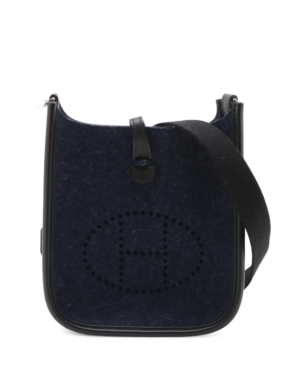 Hermès Pre-Owned 2019 Feutre and Swift Evelyne TPM crossbody bag - Blue