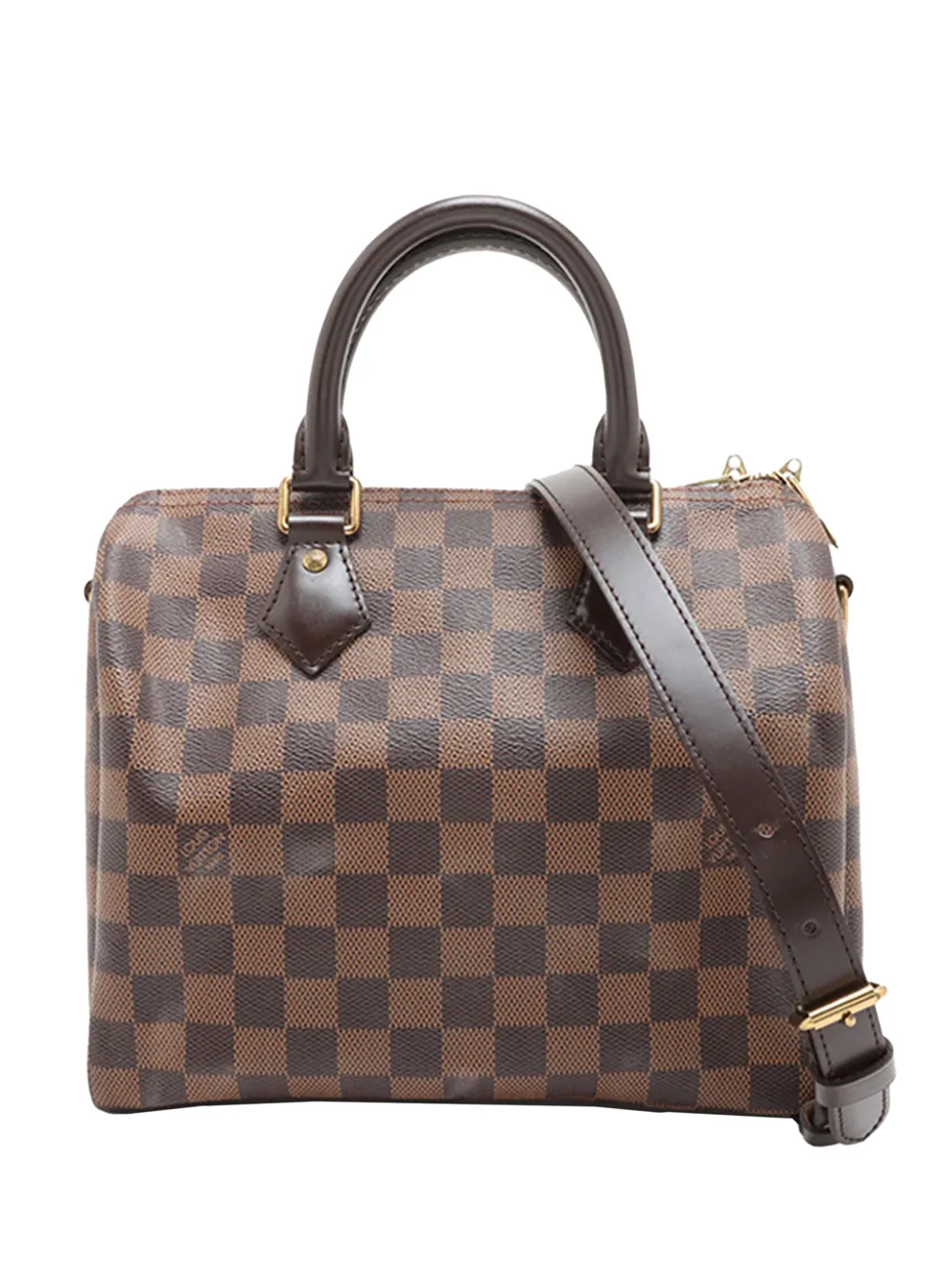 Louis Vuitton Pre-Owned 2018 Damier Ebene Speedy Bandouliere 25 satchel - Braun