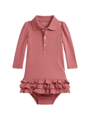 POLO RALPH LAUREN KIDS ケーブルニット ワンピース | ピンク