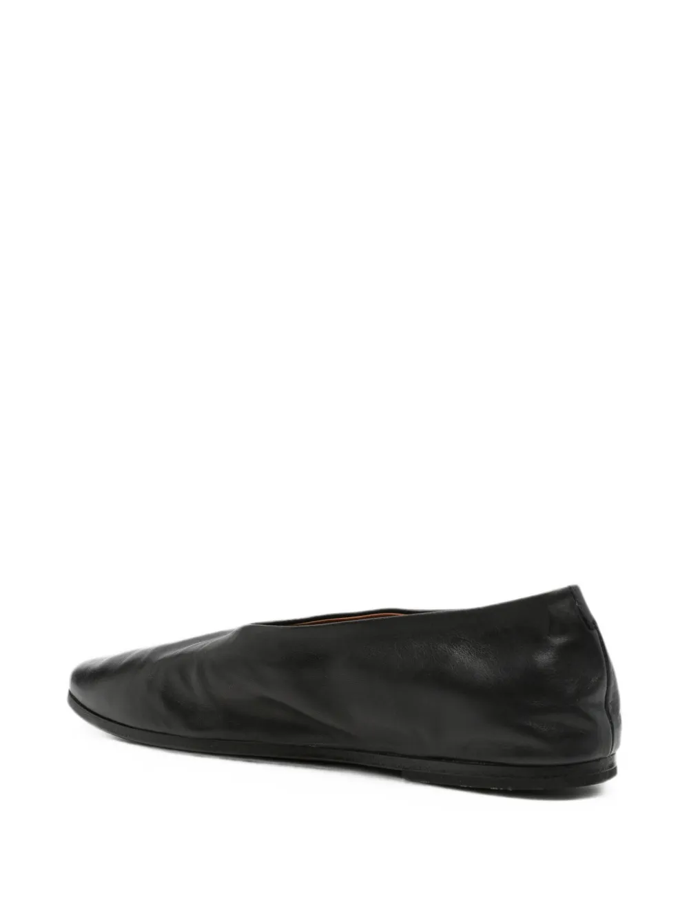 Marsèll Leren ballerina's Zwart