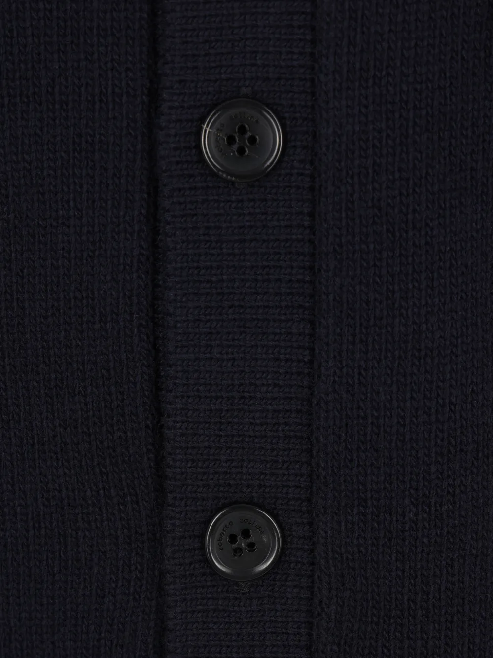Roberto Collina Button-up vest met klepzak Blauw