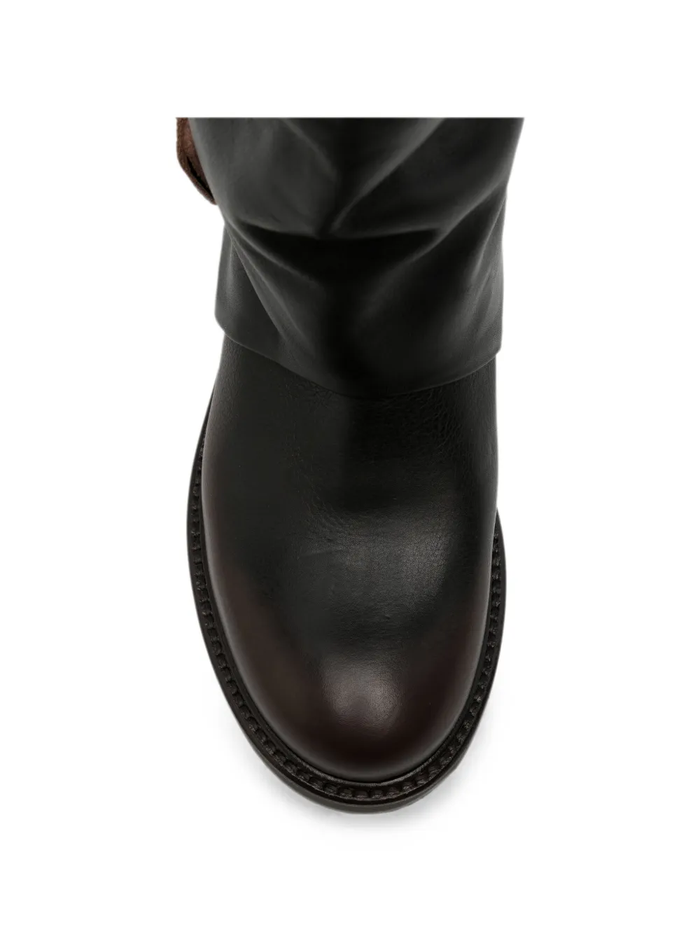 Metisse buckle-fastening leather boots Bruin