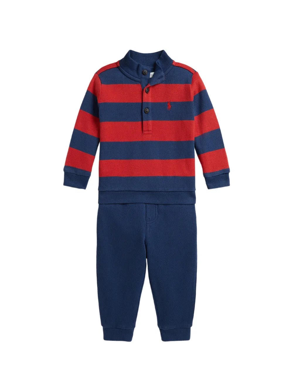 POLO RALPH LAUREN KIDS Completo a righe - Blu