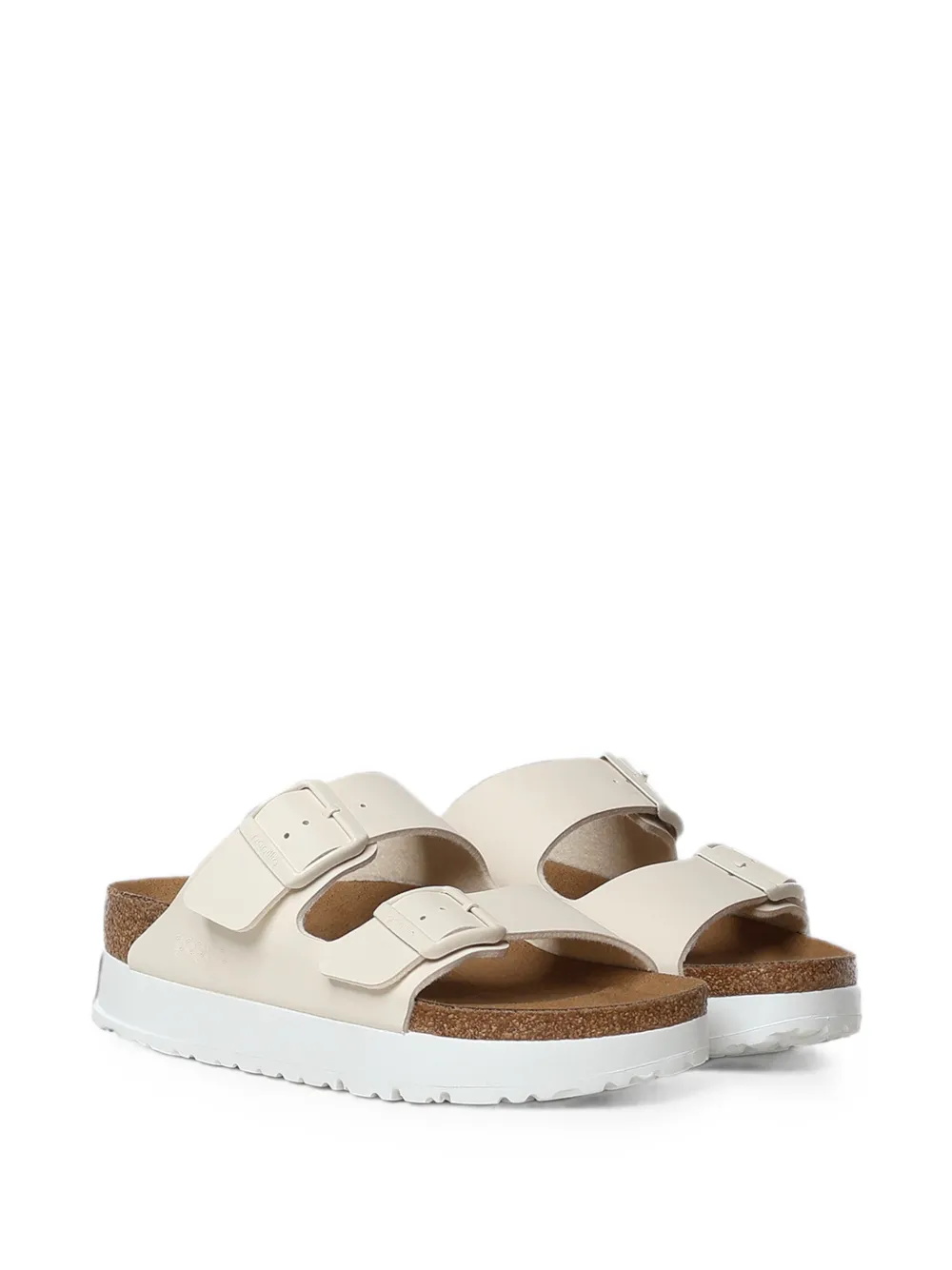 Birkenstock Arizona Flex platform sandals Beige