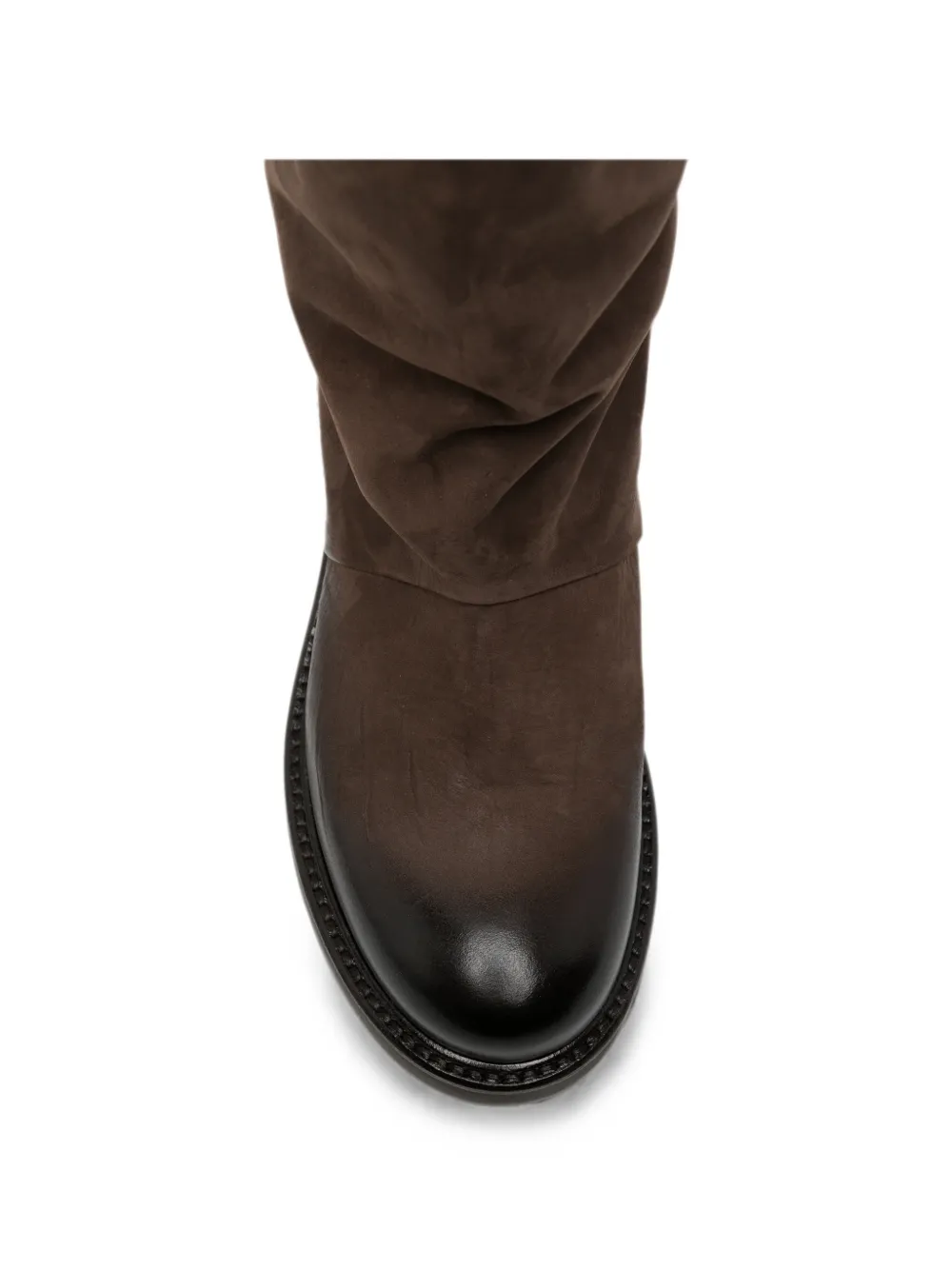 Metisse leather pull-on boots Bruin