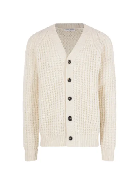 Roberto Collina waffle-knit V-neck cardigan
