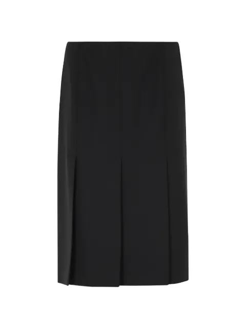 Seventy midi pleated-detail pencil skirt
