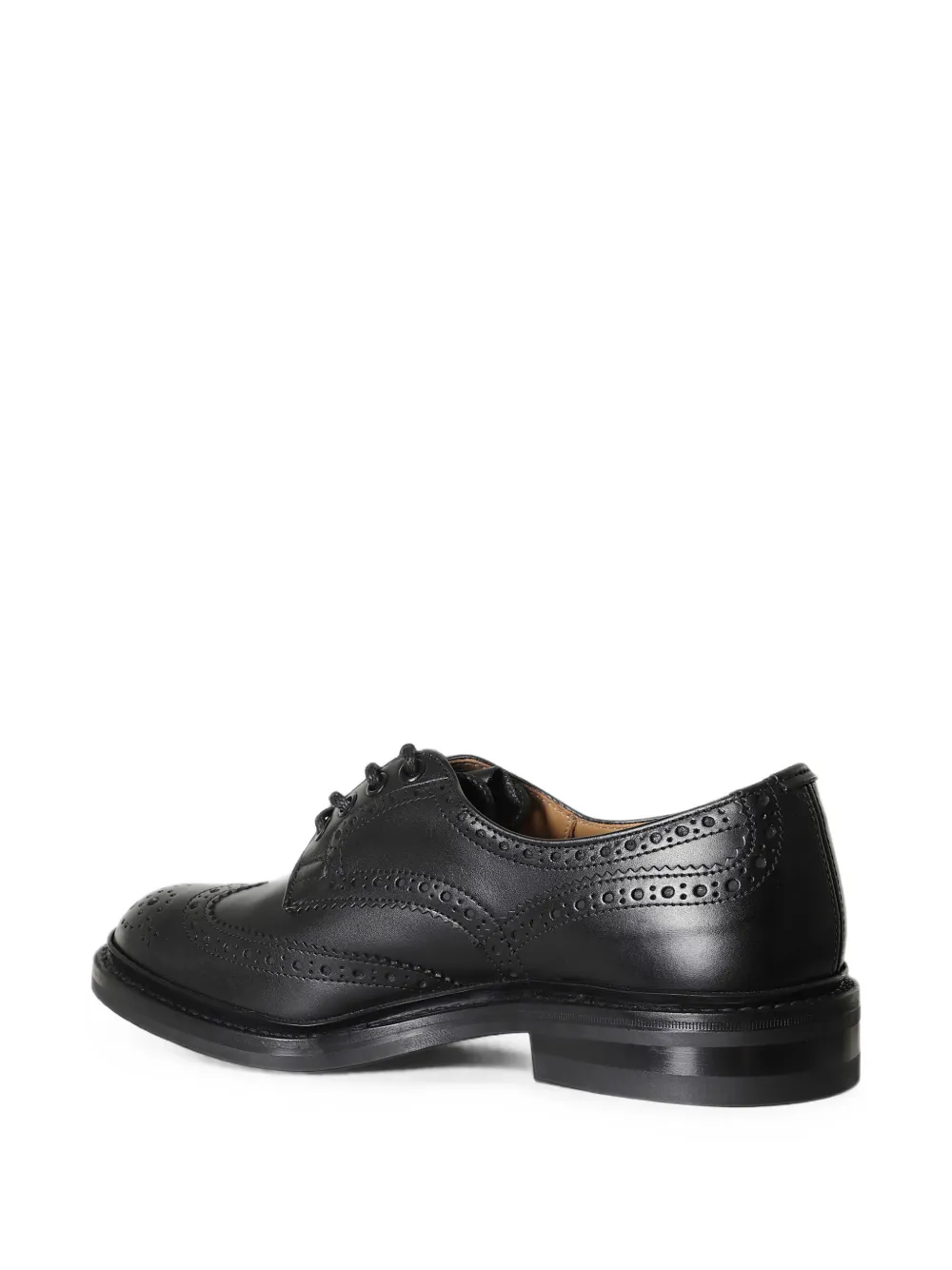 Tricker's Bourton leren derby schoenen Zwart