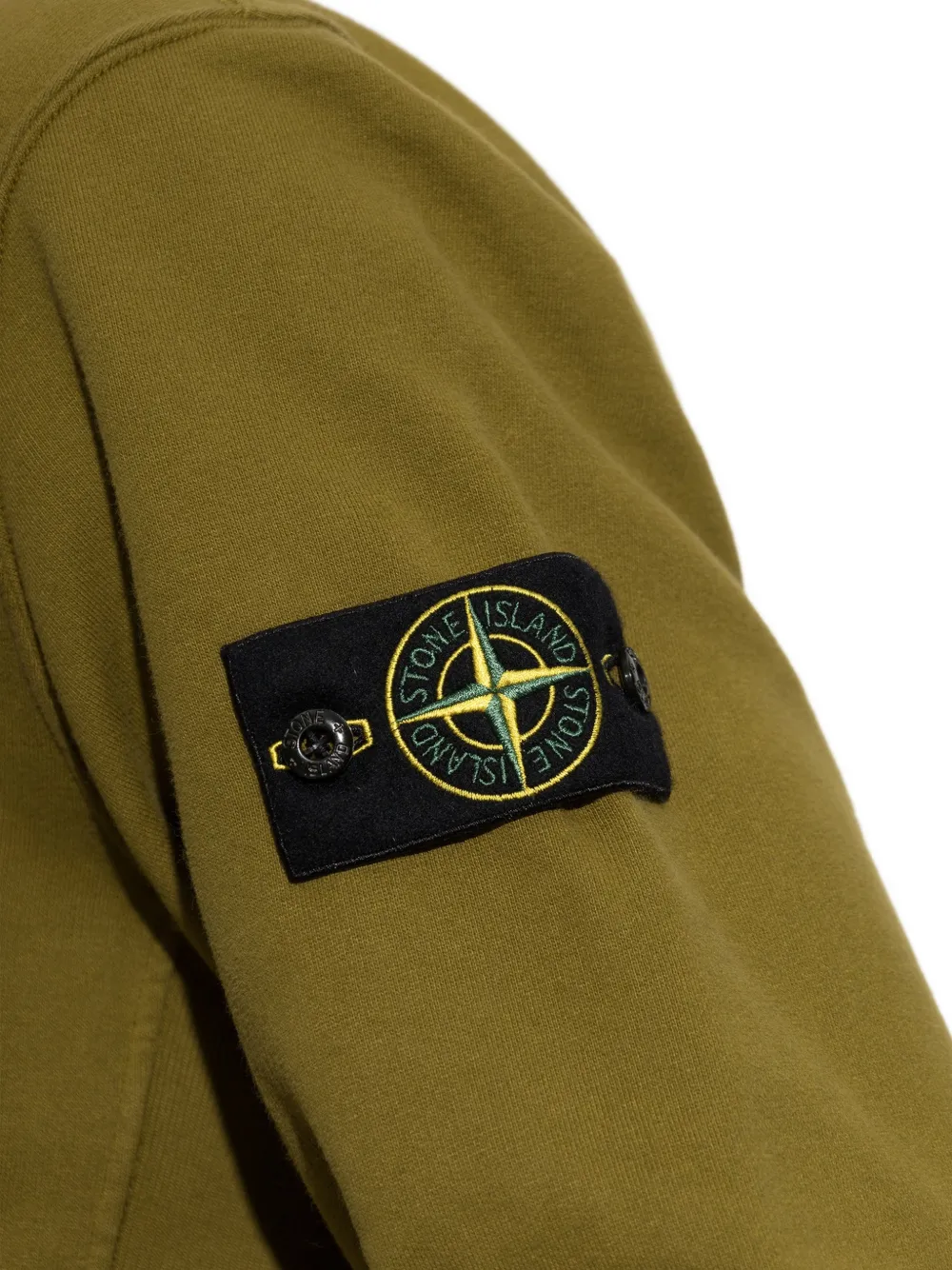 Stone Island Trui met logopatch Groen