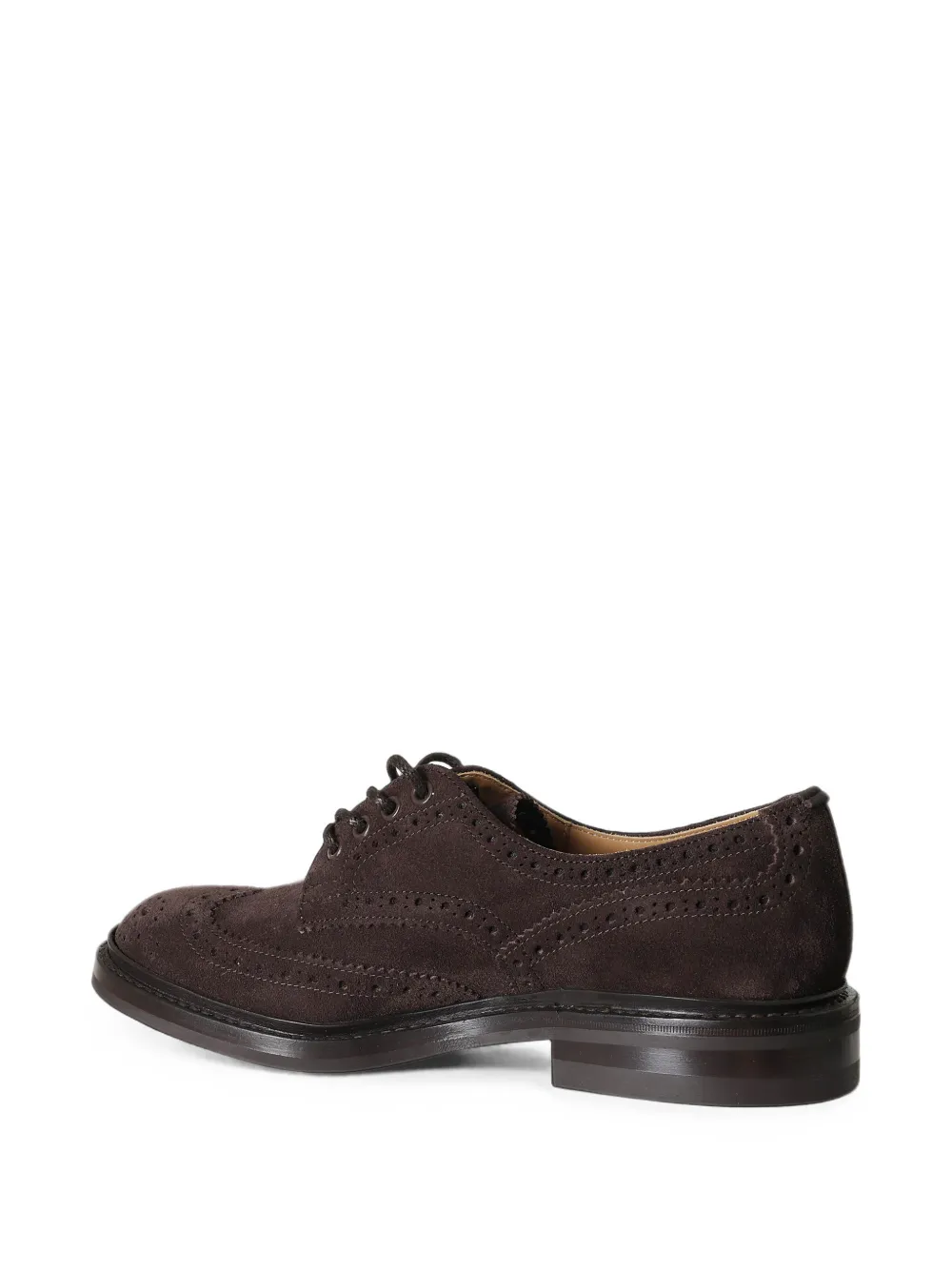 Tricker's Derby schoenen met brogue detail Bruin