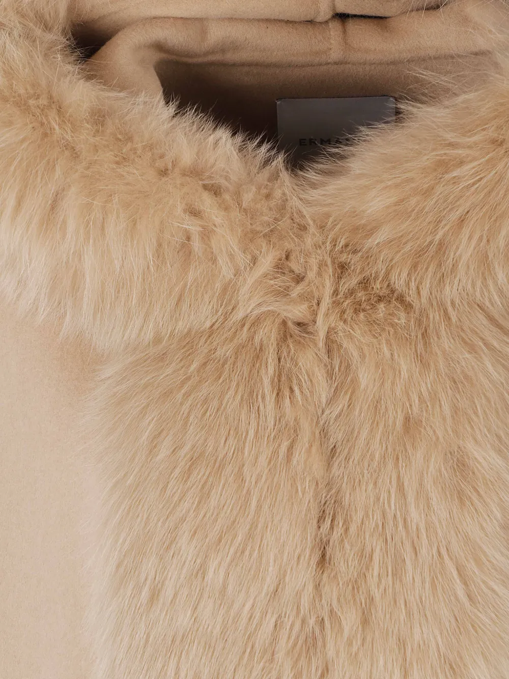 ERMANNO FIRENZE Jack met lammy afwerking Beige