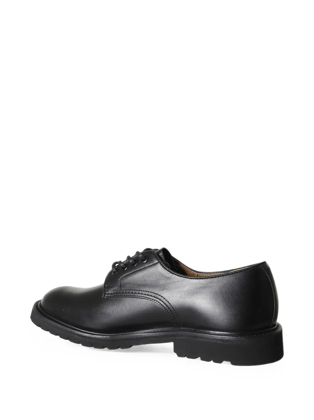 Tricker's Daniel leren derby veterschoenen Zwart