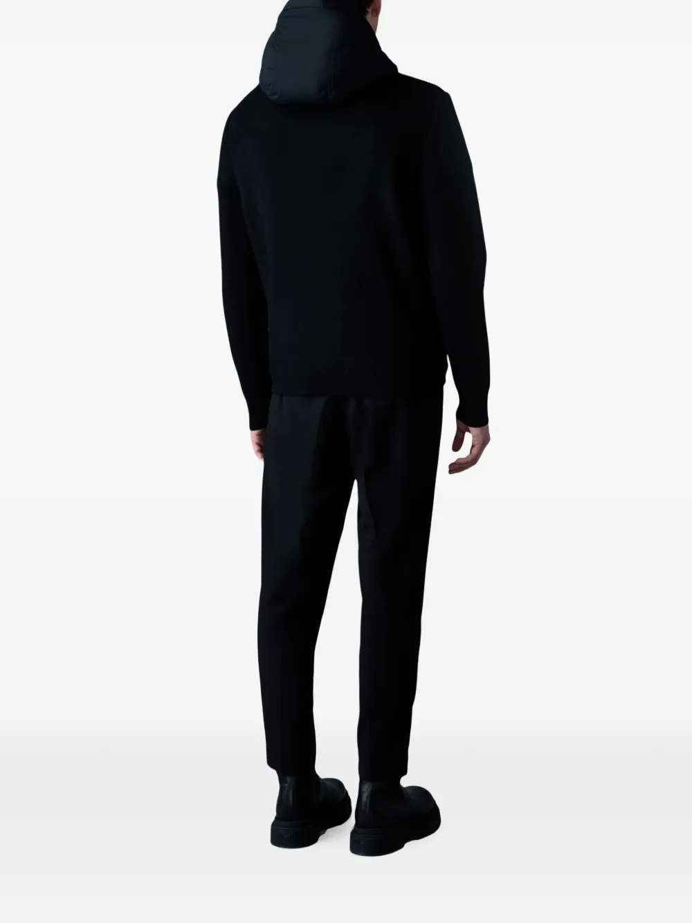 Mackage Andrew-z gewatteerd jack met vlak Zwart