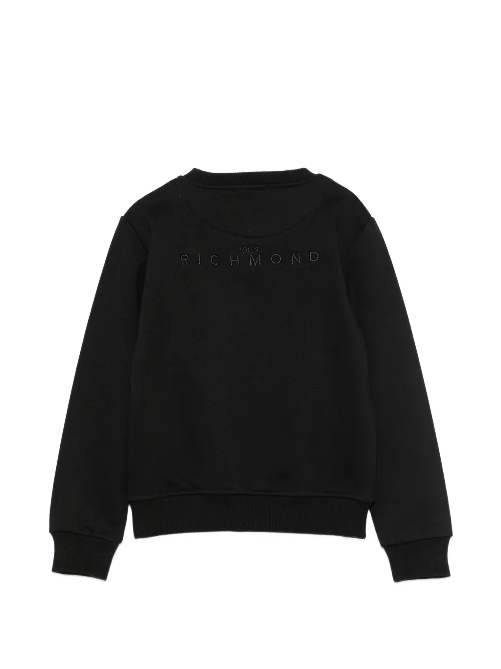 John Richmond Junior Sweater met verfraaide borstzak Zwart
