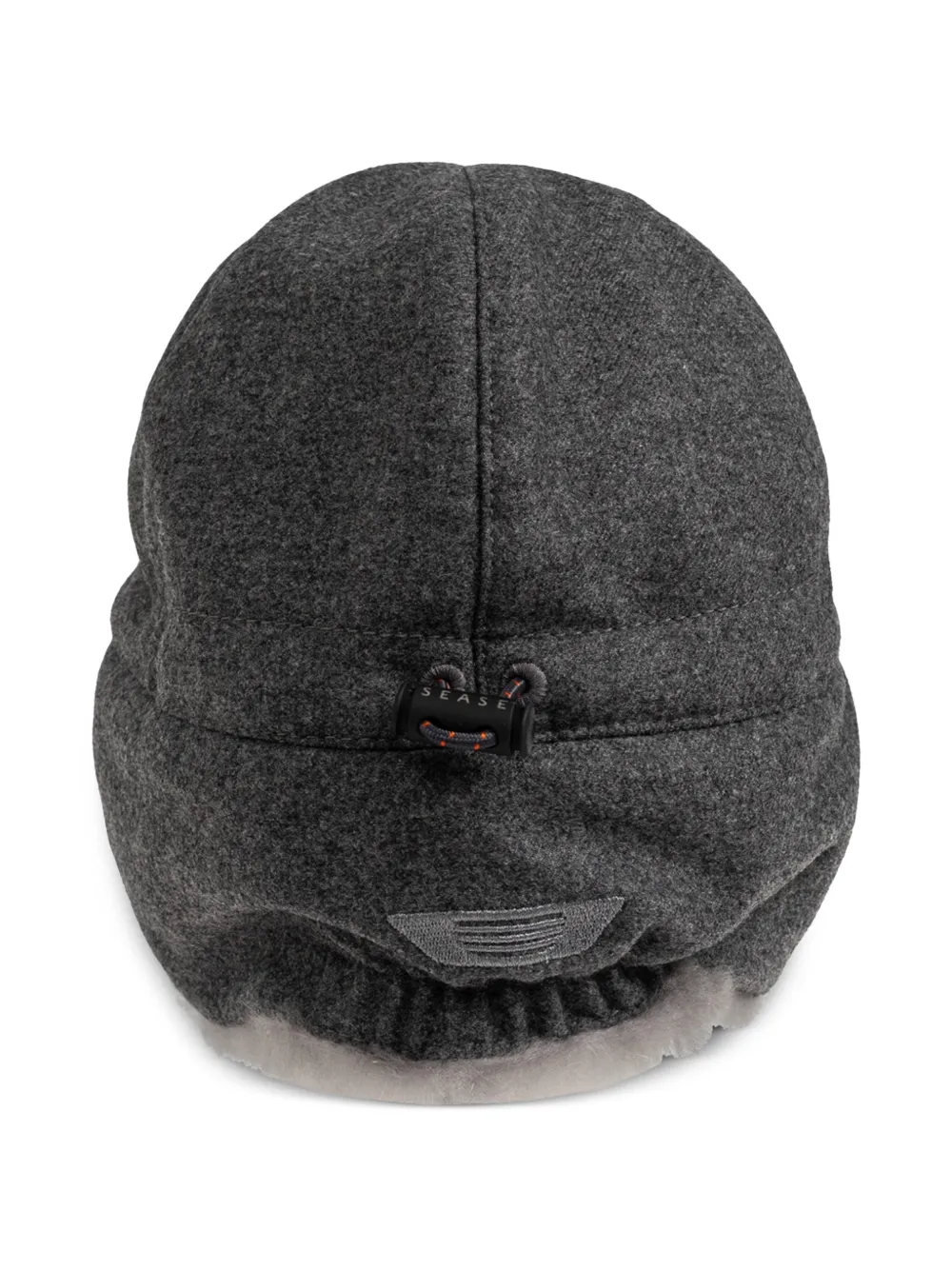 Sease Ear-flap Peaked Cap in Grey, view 2