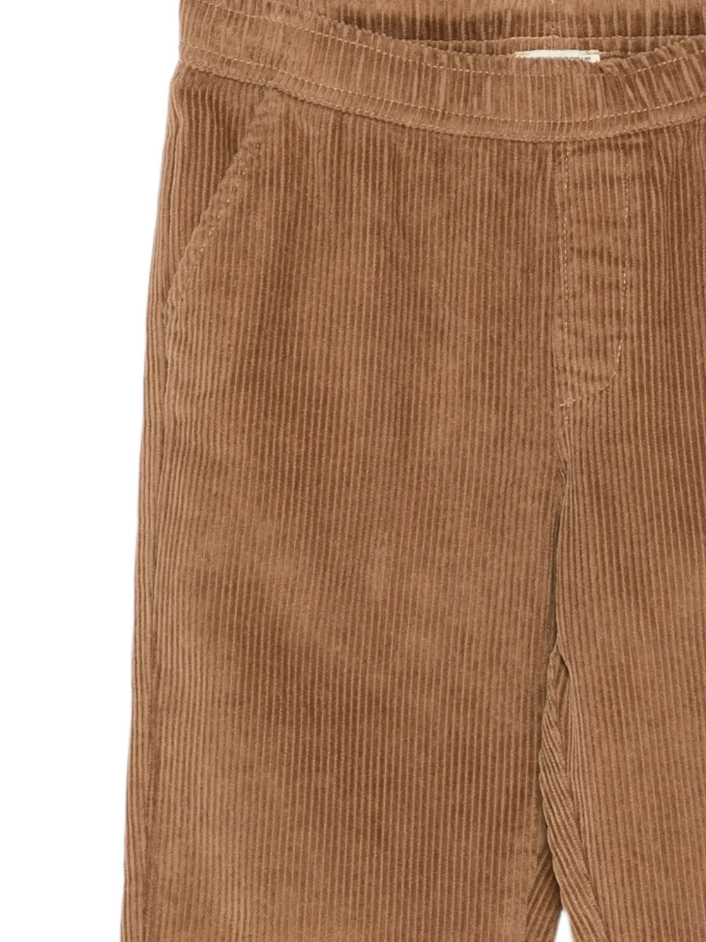 TRUSSARDI JUNIOR corduroy elasticated-waist trousers Bruin