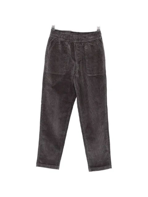 TRUSSARDI JUNIOR corduroy elasticated-waist trousers