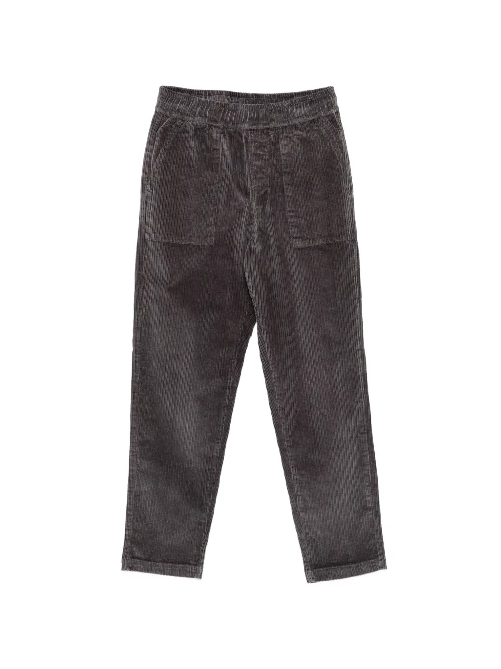 TRUSSARDI JUNIOR corduroy elasticated-waist trousers - Grigio
