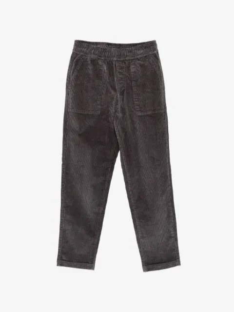 TRUSSARDI JUNIOR corduroy elasticated-waist trousers