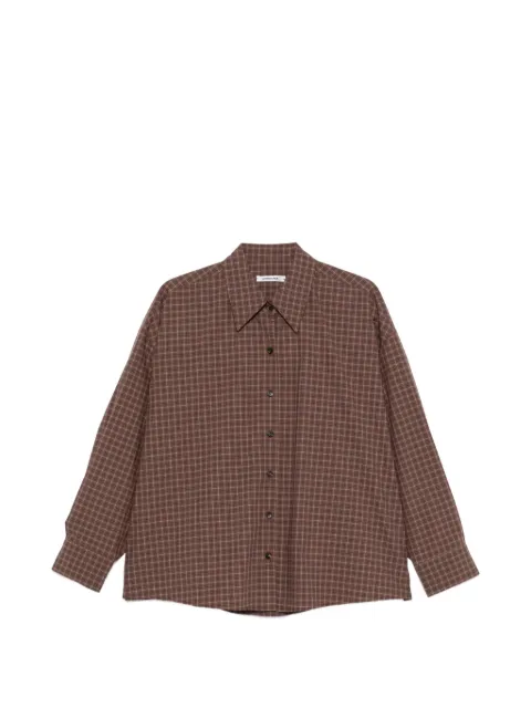 Cordera check-pattern button-fastening shirt