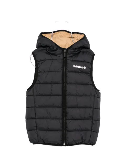 Timberland Kids hooded padded gilet