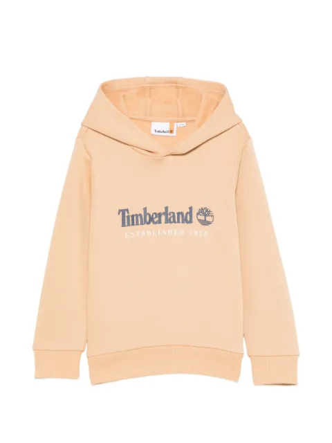 Timberland Kids logo-print hoodie
