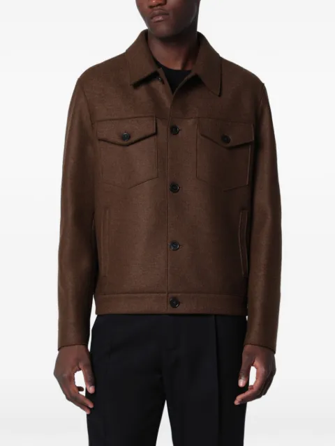 Harris Wharf London virgin-wool Western jacket