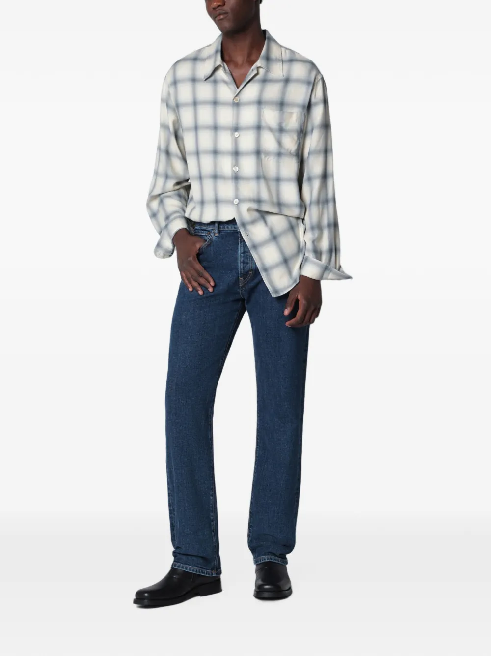 Jeanerica Casual straight jeans Blauw