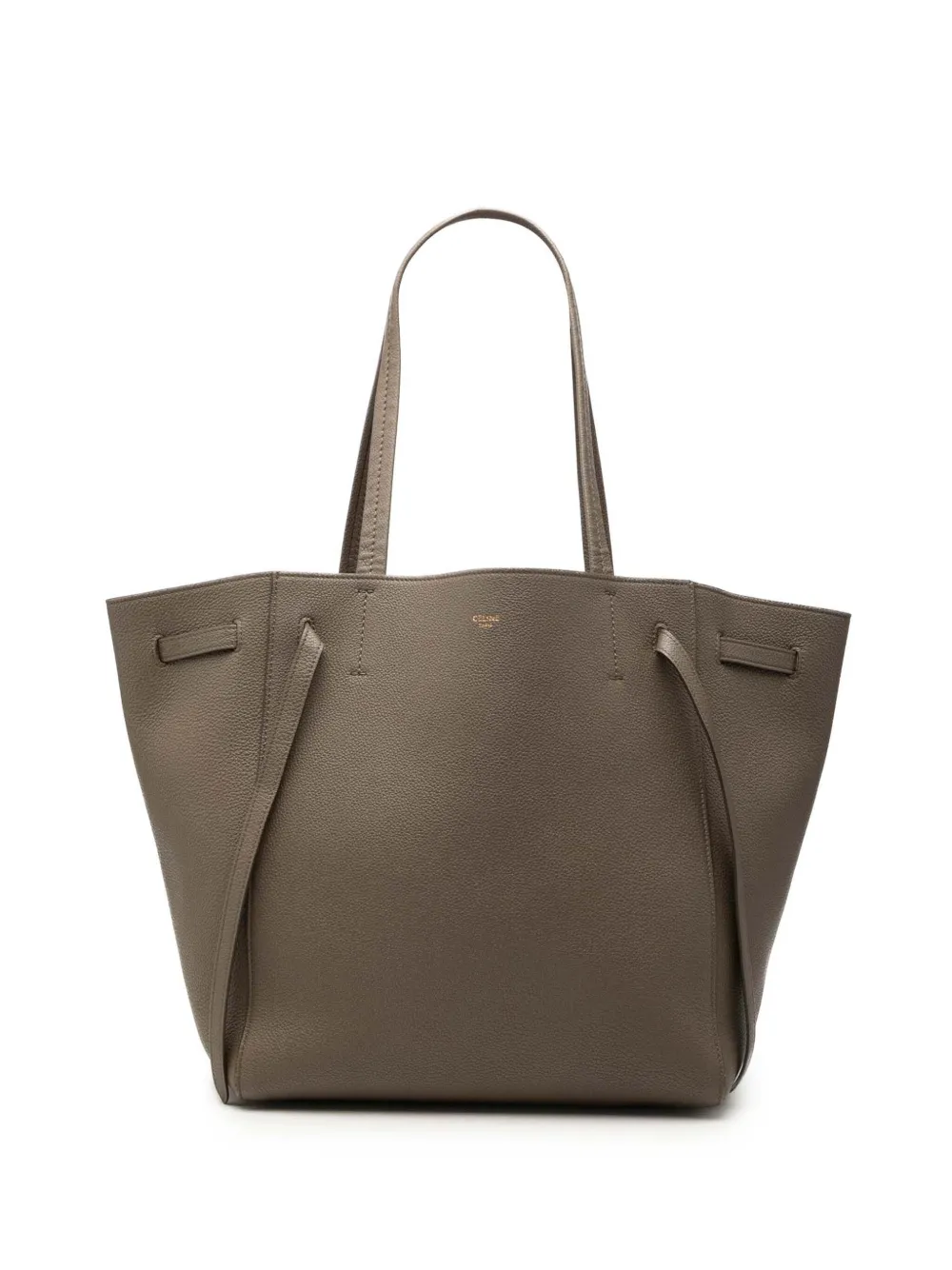Celine Pre-Owned 2020 Small Leather Phantom Cabas tote bag - Grey