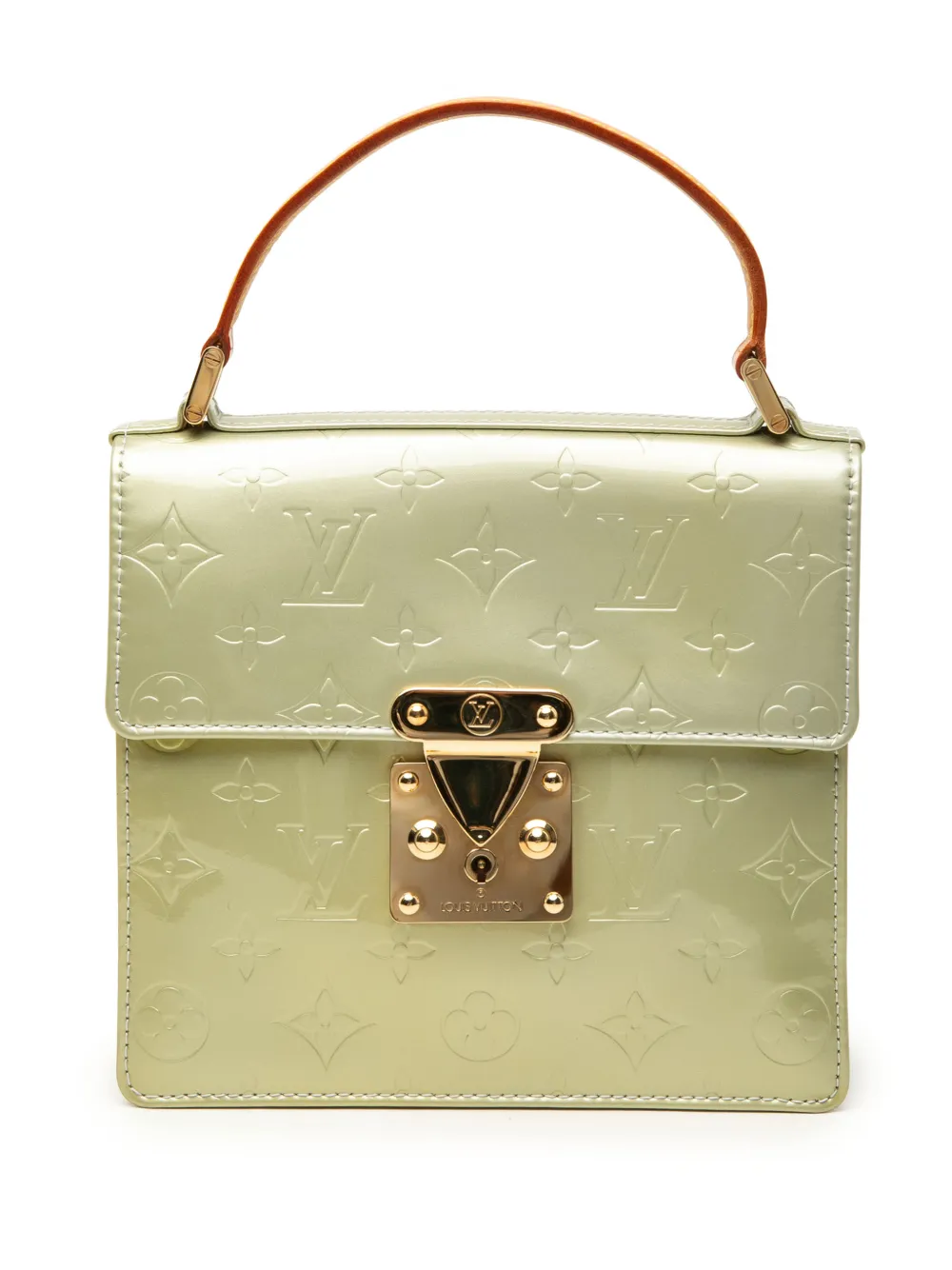 Louis Vuitton Pre-Owned 2001 Monogram Vernis Spring Street satchel - Gelb